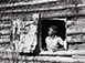 Arthur Rothstein (1915 – 1985)<br><em>Girl at Gee's Bend, Alabama</em>, 1937</br>Gelatin silver print<br>Image: 9 x 12"; Paper: 11 x 14"